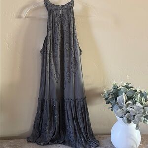 Love Sam Charcoal Embellished Dress